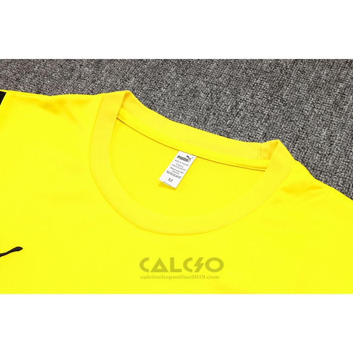 Tuta da Track Borussia Dortmund Manica Corta 2023-2024 Giallo